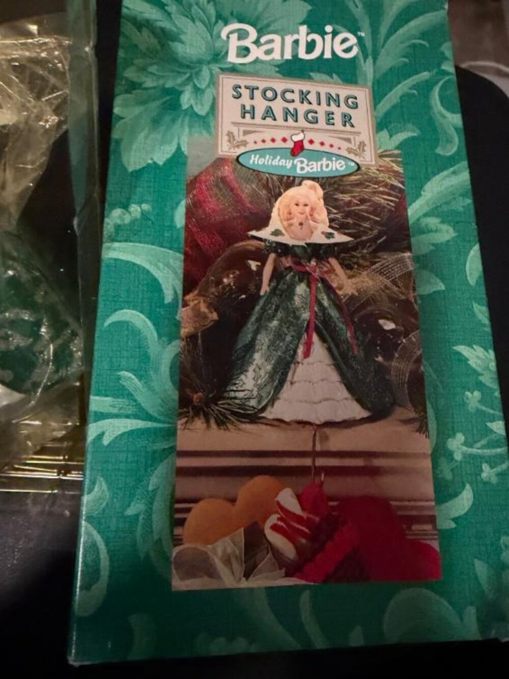 1996 Happy Holidays Barbie Hallmark Stocking Hanger NIB - LOT#28-32X
